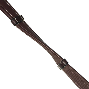 MONTAR SOFT RUBBER-/LEDERTEUGEL - ZWART MET ECO LEER EN FRANSE HAKEN